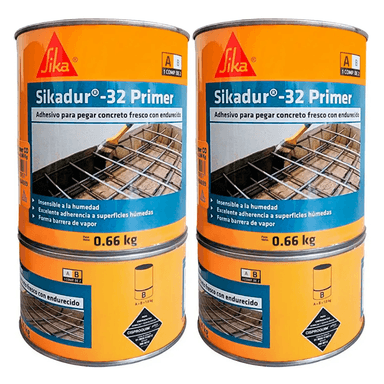 DUOPACK ADHESIVO PARA CONCRETO VIEJO A NUEVO SIKADUR 32 X 1KG