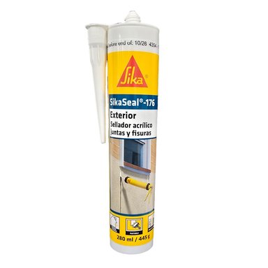 SELLADOR ACRÍLICO PARA JUNTAS SIKASEAL 176 BLANCO X 300 ML