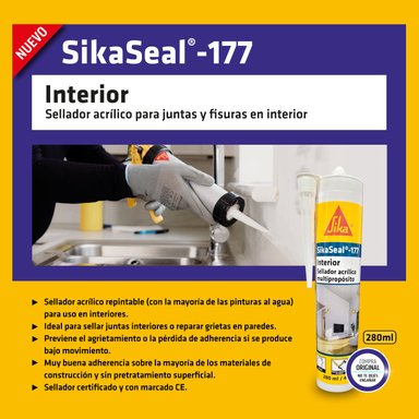 SELLADOR ACRÍLICO SIKASEAL 177 BLANCO X 300 ML - 2