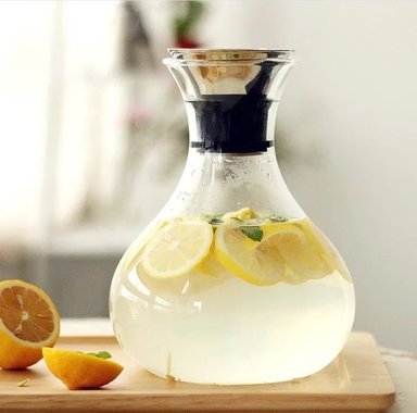 JARRA DE VIDRIO CON TAPA HERMETICA 1600ML