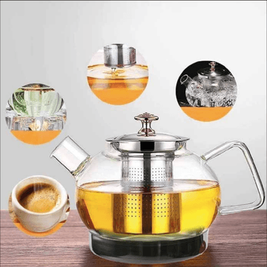 TETERA INFUSORA DE VIDRIO BOROSILICATO 1100ML