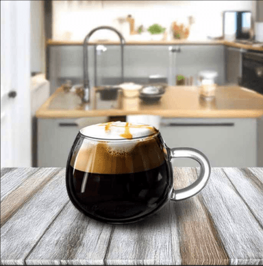 SET 4 TAZAS REDONDAS VIDRIO 300ML