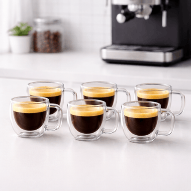 SET DE 6 TAZAS ESPRESSO 80ML