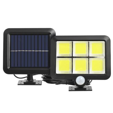 REFLECTOR SL-F120 7W PANEL SOLAR EXTERIOR 5 METROS HOGAR PARED SENSOR MOVIMIENTO