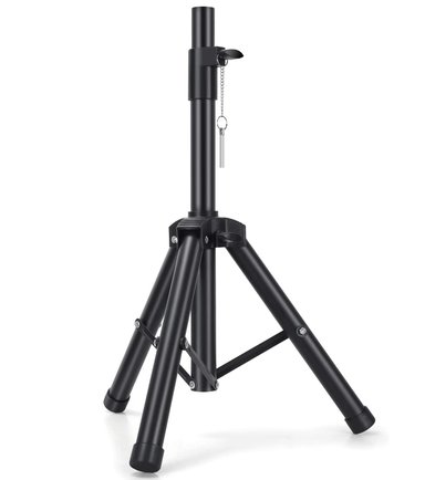 SOPORTE PARA PARLANTE ZJ0612 130 CM TRIPODE AJUSTABLE NEGRO - 1