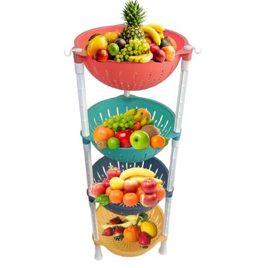 ORGANIZADOR FRUTAS VERDURAS MULTIFUNCIONAL 4 CAJONES
