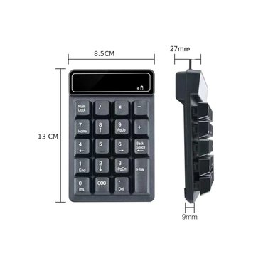 TECLADO PC LAPTOP INALÁMBRICO CMK-K3 NUMERICO ADAPTADOR USB - 5