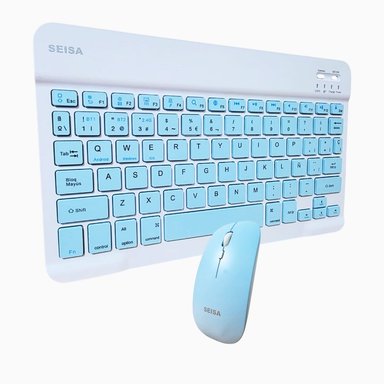 KIT TECLADO Y MOUSE DUAL BLUETOOTH 2.4G PC LAPTOP ANDROID IOS - 1