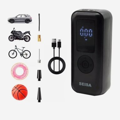 COMPRESOR AIRE INFLADOR DE LLANTAS PORTAIL RECARGABLE