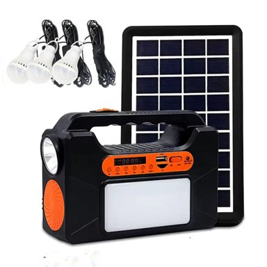KIT PARLANTE RADIO FM CON PANEL SOLAR - 1