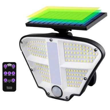 LAMPARA SOLAR LED CON SENSOR DE MOVIMIENTO