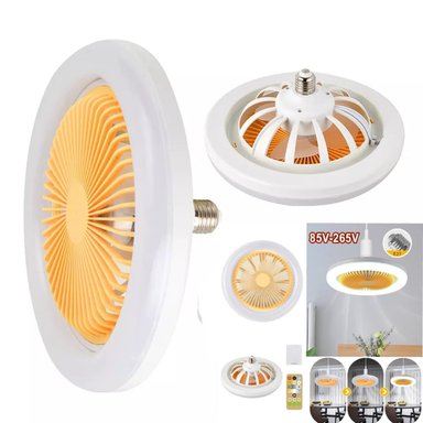 FOCO VENTILADOR 3 TONOS DE LUZ 3 VELOCIDADES