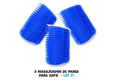 MASAJEADOR GATO CAT IT X3 PARED AZUL