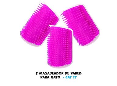 MASAJEADOR GATO CAT IT X3 PARED ROSADO