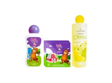 ACEITE CUERPO PETIT BEBE AROMÁTICA 130ML + JABÓN 80G + COLONIA 500ML - 1