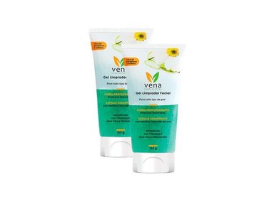 GEL LIMPIADOR ROSTRO VENA AROMÁTICA 2 UNIDADES 150G - 1