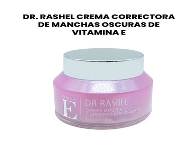 CREMA CORRECTORA ROSTRO DR RASHEL AROMÁTICA MANCHAS OSCURAS VITAMINA E - 1