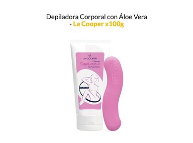 CREMA CUERPO LA COOPER AROMÁTICA 100G DEPILADORA CON ÁLOE VERA