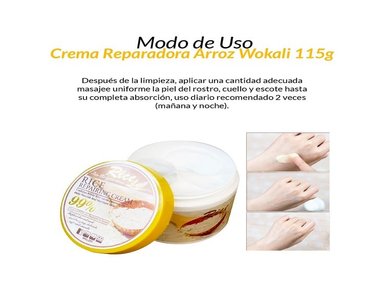 CREMA ROSTRO FRUIT OF THE WOKALI AROMÁTICA 3 UNIDADES REPARADORA ARROZ 115G - 2