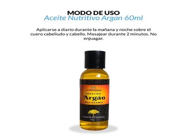 ACEITE ARGÁN NUTRITIVO LA BRASILIANA 60G 3 UNIDADES - 3