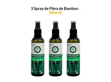 SPRAY FIBRA BAMBOO FRUIT OF THE WOKALI 250ML 3 UNIDADES - 1