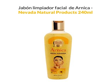 JABON FACIAL NEVADA NATURAL PRODUCTS LIMPIADOR ARNICA 240 ML - 1
