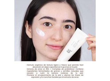 TRATAMIENTO FACIAL BEAUTY OF JOSEON RELIEF SUN _ RICE + PROBIOTICS 50 ML - 3