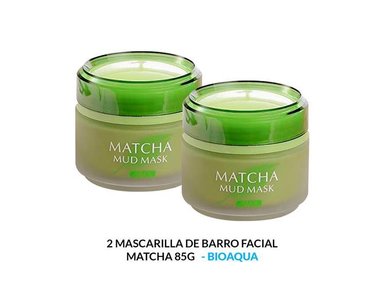MASCARILLA LAIKOU 85G BARRO FACIAL MATCHA 2 UNIDADES