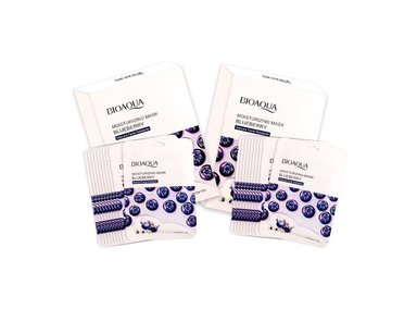 MASCARILLA BIOAQUA 25G HIDRATANTE ARANDANOS 10PCS 2 UNIDADES