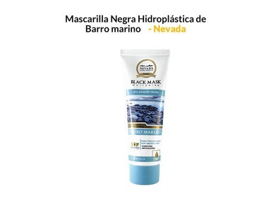 MASCARILLA NEVADA NATURAL PRODUCTS 120G NEGRA HIDROPLÁSTICA BARRO MARINO