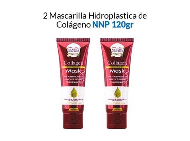 MASCARILLA NEVADA NATURAL PRODUCTS 120G HIDROPLASTICA COLAGENO 2 UNIDADES