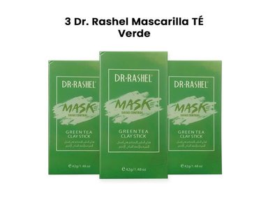 MASCARILLA DR RASHEL 42G TÉ VERDE 3 UNIDADES