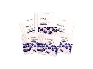MASCARILLA BIOAQUA 25G HIDRATANTE ARANDANOS 10PCS 3 UNIDADES