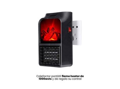 CALEFACTOR PORTATIL FLAME HEATER 1000WSTS