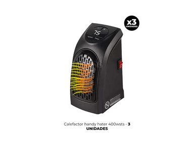 PACK 3 CALEFACTOR HANDY HATER 400WSTS