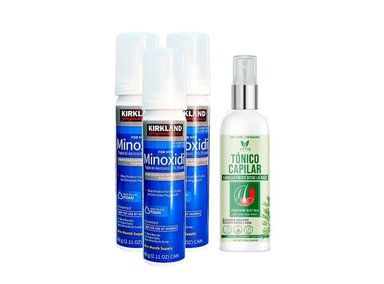 ESPUMA VENA MINOXIDIL %5 H 60ML 2UDS + TONICO CAPILAR 120ML