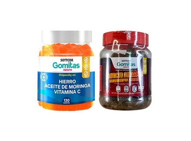 GOMITAS ADULTO HIERRO + GOMITAS MACA NEGRRA