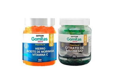 GOMITAS ADULTO HIERRO + GOMITAS CITRATO DE MAGNESIO ADULTO