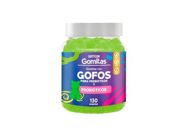 GOMITAS PARA NIÑOS GOFOS CON FIBRA 130 GOMITAS SOTTCOR