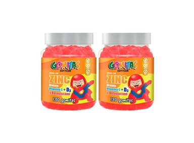 GOMITAS PARA NIÑOS ZINC OROTATE 130 GOMITAS SOTTCOR 2UND