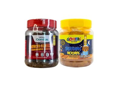 GOMITAS ADULTO MACA NEGRA + GOMITAS BUENAS NOCHES NIÑOS
