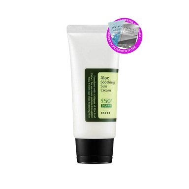 ALOE SOOTHING SUN CREAM - COSRX 50ML+ REGALO MINI SACHETS - 1