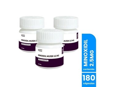 MINOXIDIL MUJER 2,5 MG - 60 CAPS DERMO SUMAK 3 UND