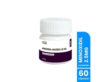 MINOXIDIL MUJER 2,5 MG - 60 CAPS DERMO SUMAK