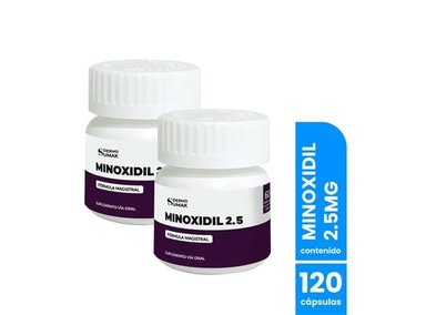 MINOXIDIL 2,5MG 60 CAPSULAS - DERMO SUMAK 2 UND