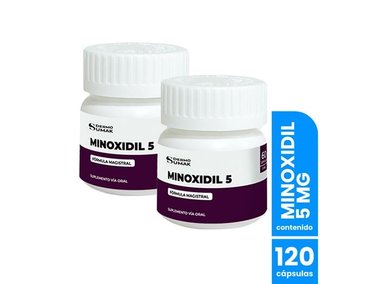 MINOXIDIL 5MG 60 CAPS - DERMO SUMAK 2 UNI