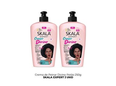 CREMA DE PEINAR DIVINO POTAO 250G SKALA 2 UNID - 1