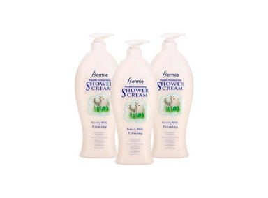CREMA DE DUCHA LECHE DE CABRA CON REAFIRMANTEBERMIE 3 UNID - 1