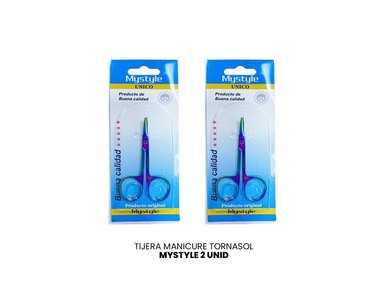 MYSTYLE TIJERA MANICURE TORNASOL 2 UNID - 2