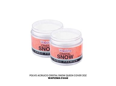 WAPIZIMA POLVO ACRILICO CRISTAL SNOW QUEEN COVER 2OZ 2 UND - 2